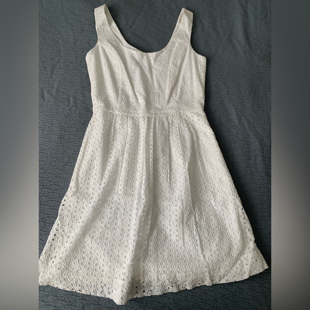 Vineyard Vines White Eyelet Dress NWT